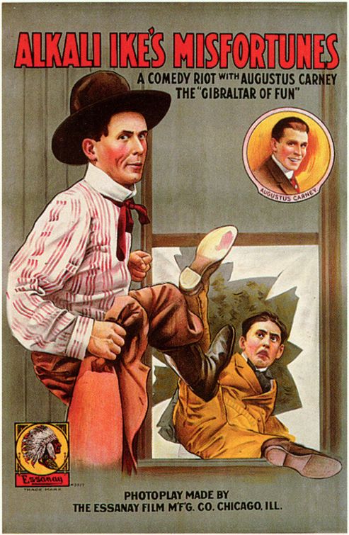 the movie poster: Alkali Ike's Misfortunes (1913)