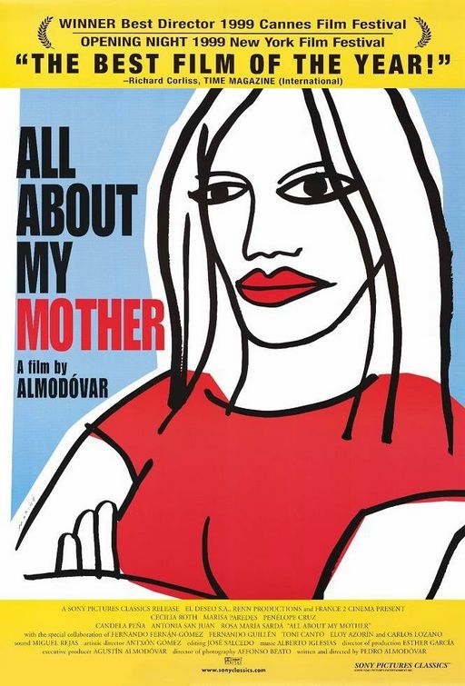 the movie poster: All About My Mother (1999)