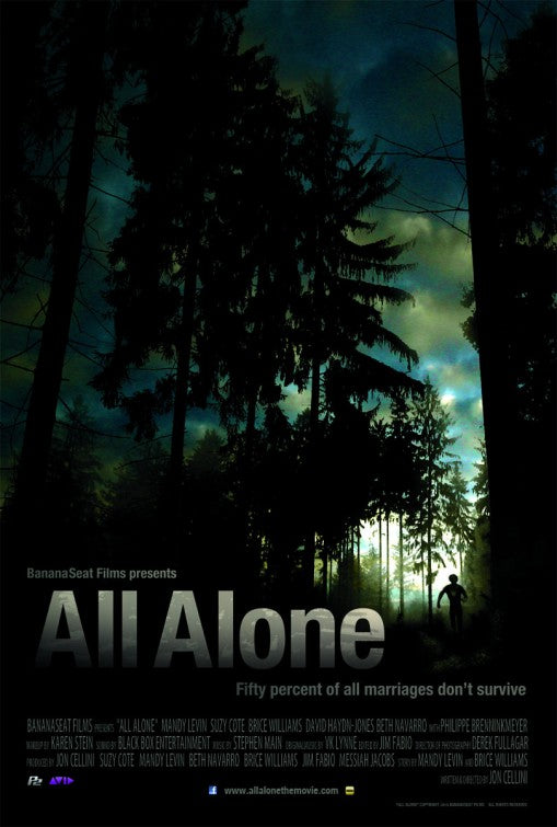 1000 piece jigsaw puzzle for the movie poster: All Alone (2011)