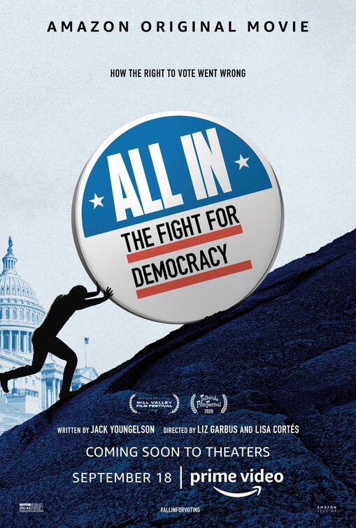 1000 piece jigsaw puzzle for the movie poster: All In: The Fight for Democracy (2020) ver2