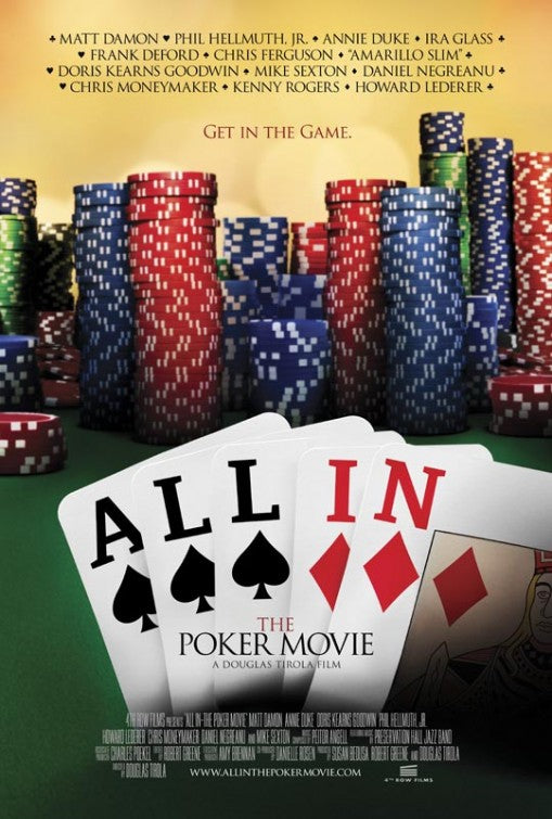 1000 piece jigsaw puzzle for the movie poster: All In: The Poker Movie (2011) ver2