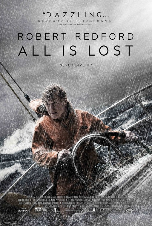 1000 piece jigsaw puzzle for the movie poster: All Is Lost (2013)