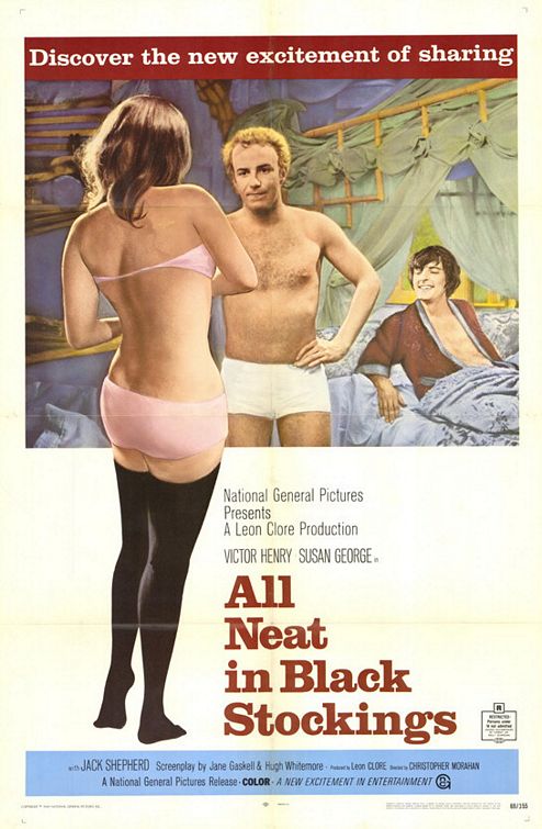 the movie poster: All Neat in Black Stockings (1968)