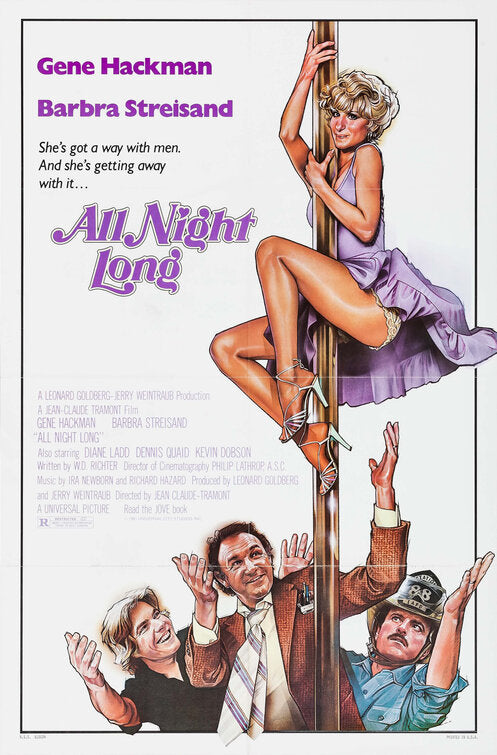 the movie poster: All Night Long (1981)