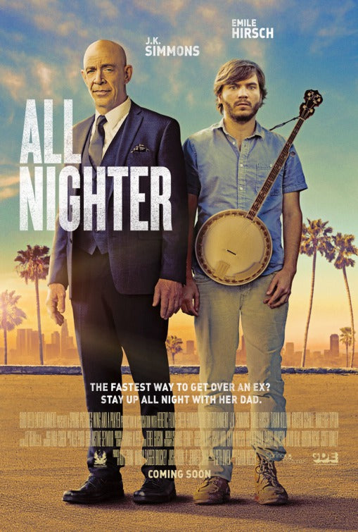 1000 piece jigsaw puzzle for the movie poster: All Nighter (2017)