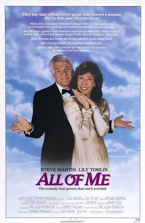 the movie poster: All of Me (1984)