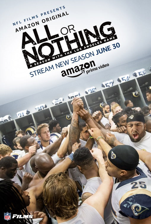1000 piece jigsaw puzzle for tv poster: All or Nothing: A Season with the Los Angeles Rams