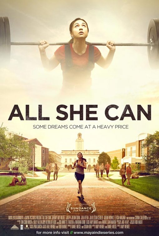 1000 piece jigsaw puzzle for the movie poster: All She Can (2011)