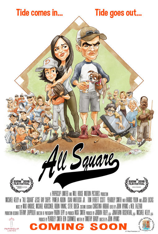 1000 piece jigsaw puzzle for the movie poster: All Square (2018)