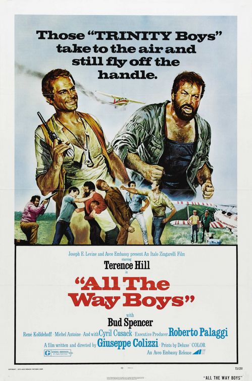 the movie poster: All the Way Boys (1973)