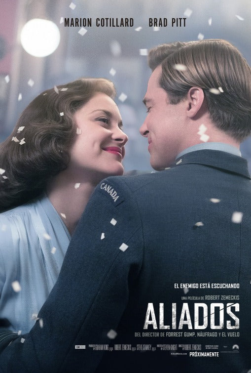 1000 piece jigsaw puzzle for the movie poster: Allied (2016) ver4