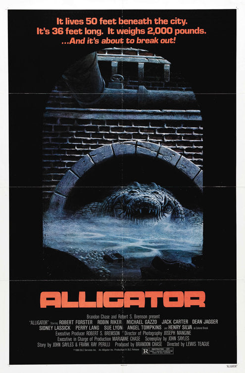 1000 piece jigsaw puzzle for the movie poster: Alligator (1980)