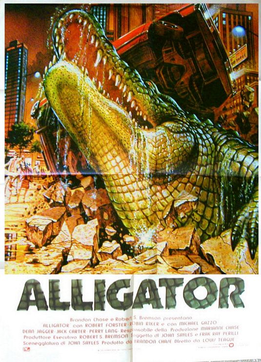the movie poster: Alligator (1980) ver2