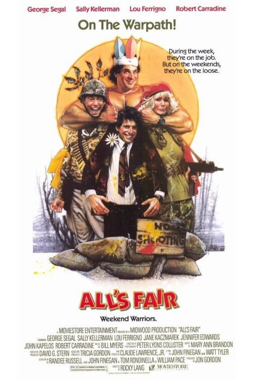 the movie poster: All's Fair (1989)
