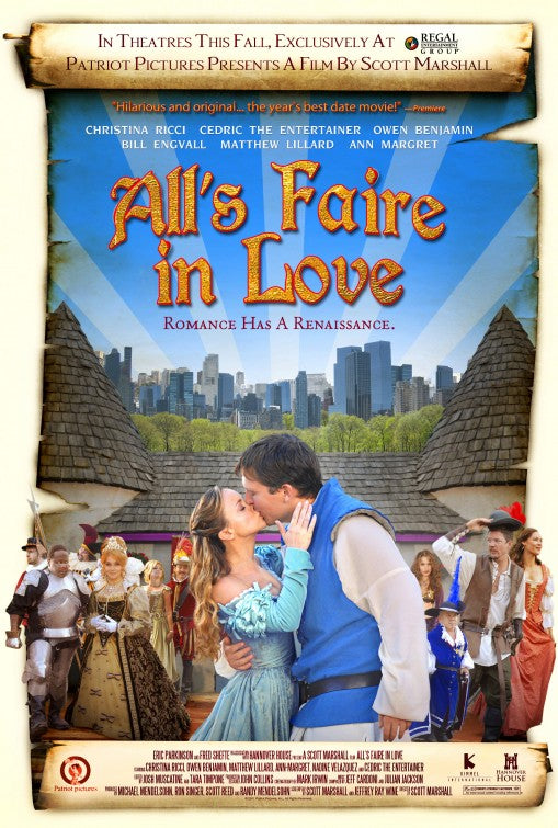 1000 piece jigsaw puzzle for the movie poster: All's Faire in Love (2011)