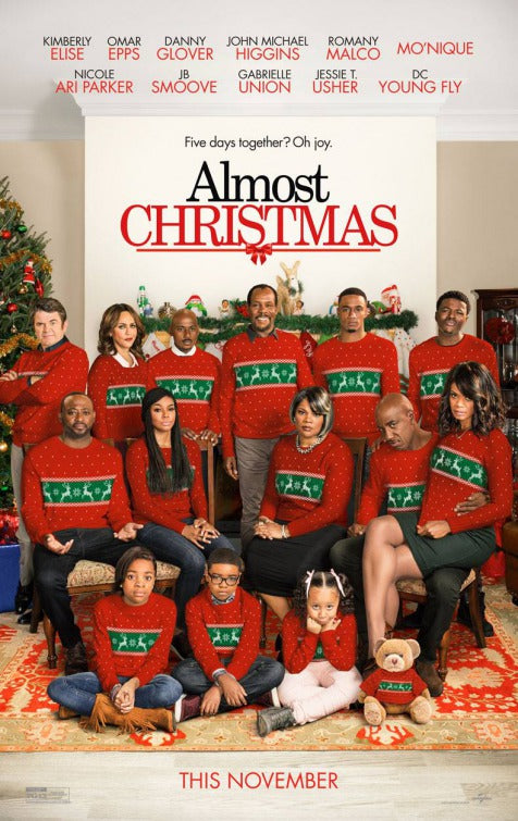 1000 piece jigsaw puzzle for the movie poster: Almost Christmas (2016)