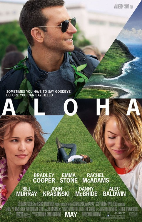 1000 piece jigsaw puzzle for the movie poster: Aloha (2015)