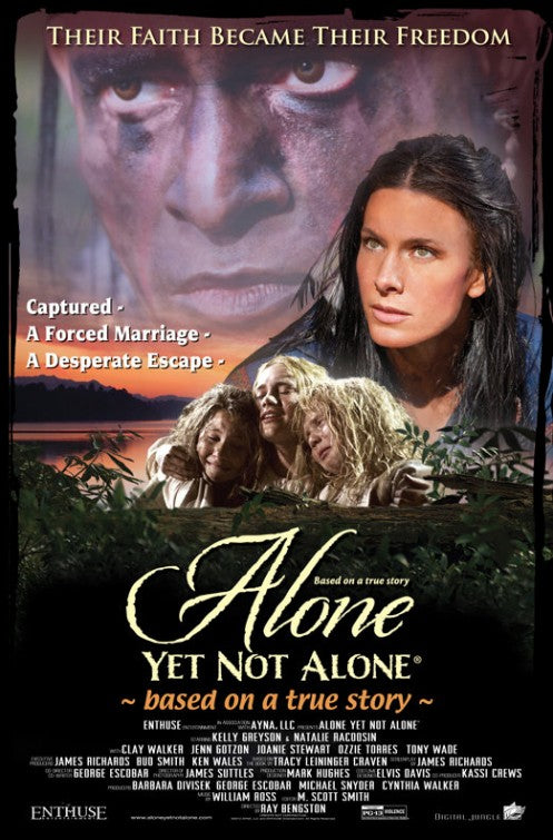 1000 piece jigsaw puzzle for the movie poster: Alone Yet Not Alone (2013)
