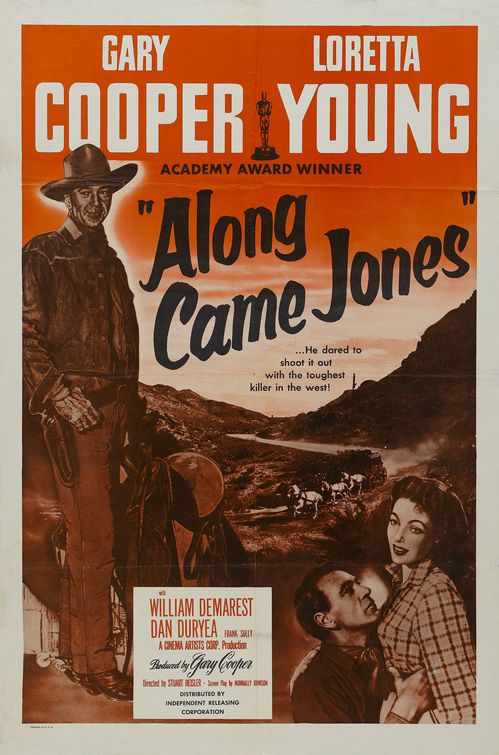 the movie poster: Along Came Jones (1945) ver2