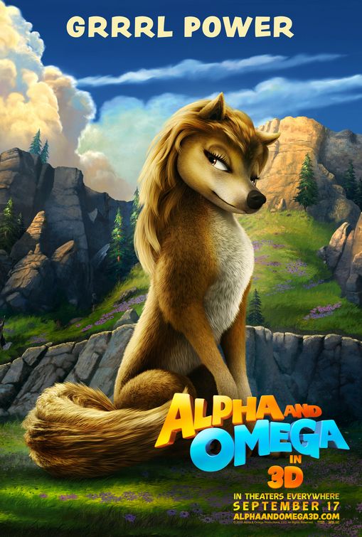 1000 piece jigsaw puzzle for the movie poster: Alpha and Omega (2010) ver2