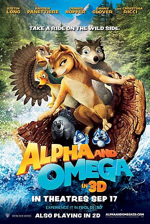 1000 piece jigsaw puzzle for the movie poster: Alpha and Omega (2010) ver7