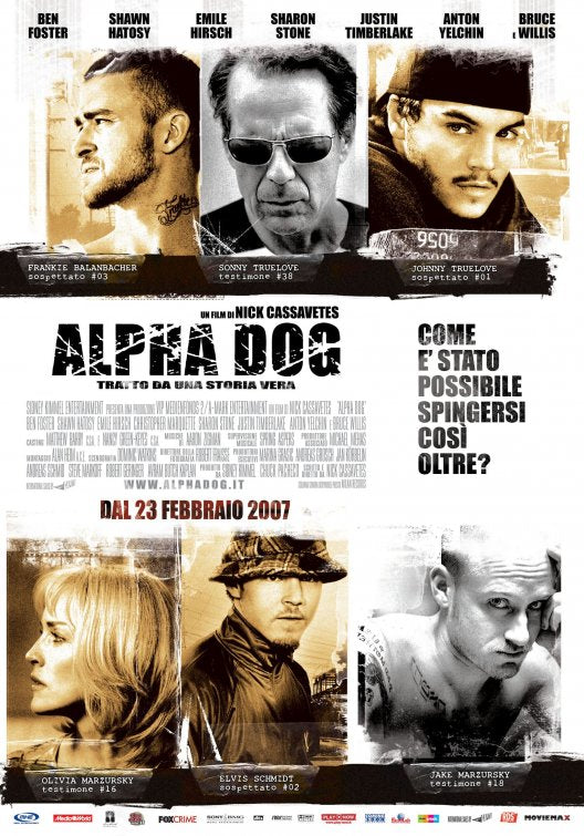 1000 piece jigsaw puzzle for the movie poster: Alpha Dog (2007) ver9