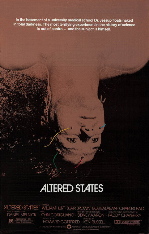 the movie poster: Altered States (1980)