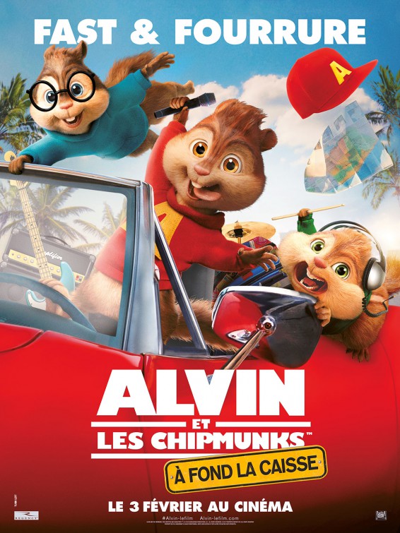 1000 piece jigsaw puzzle for the movie poster: Alvin and the Chipmunks: The Road Chip (2015) ver10