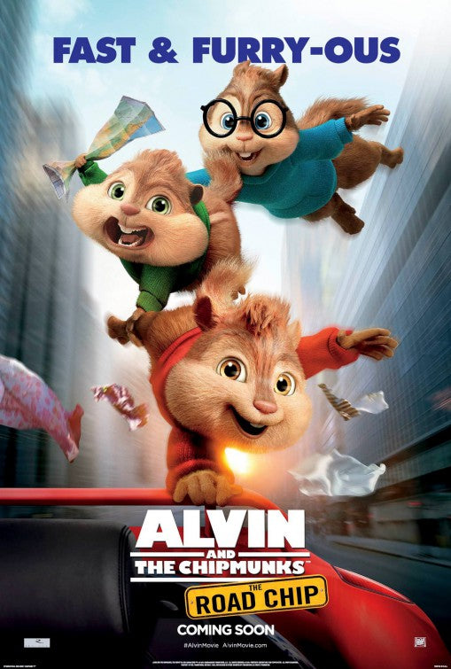 1000 piece jigsaw puzzle for the movie poster: Alvin and the Chipmunks: The Road Chip (2015) ver8