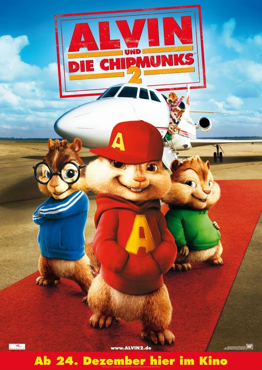 1000 piece jigsaw puzzle for the movie poster: Alvin and the Chipmunks: The Squeakquel (2009) ver2