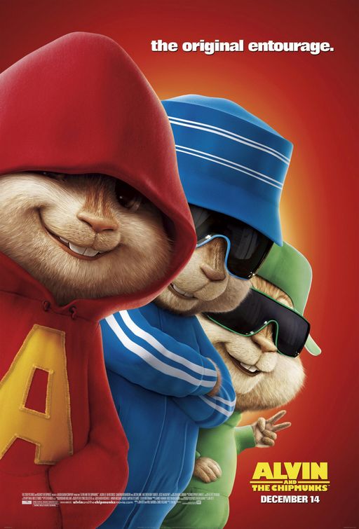 the movie poster: Alvin and the Chipmunks (2007) ver3