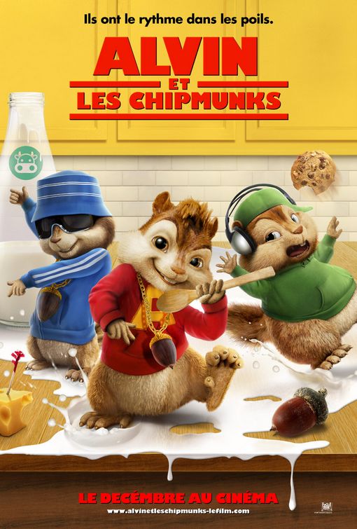 the movie poster: Alvin and the Chipmunks (2007) ver4
