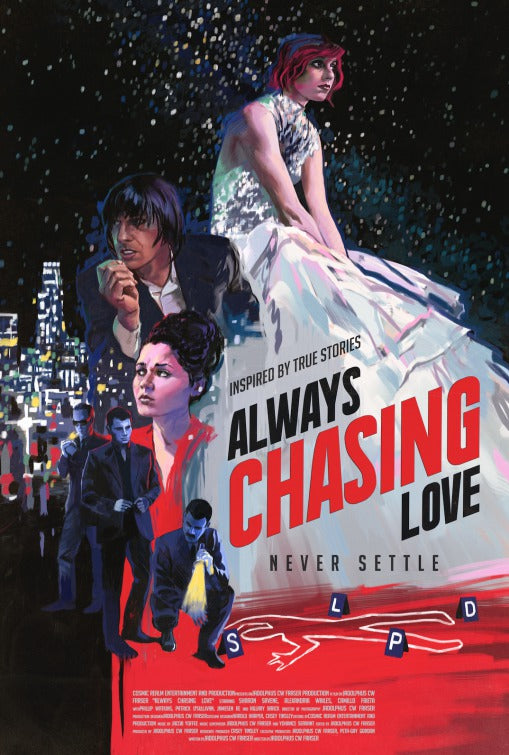 1000 piece jigsaw puzzle for the movie poster: Always Chasing Love (2017)