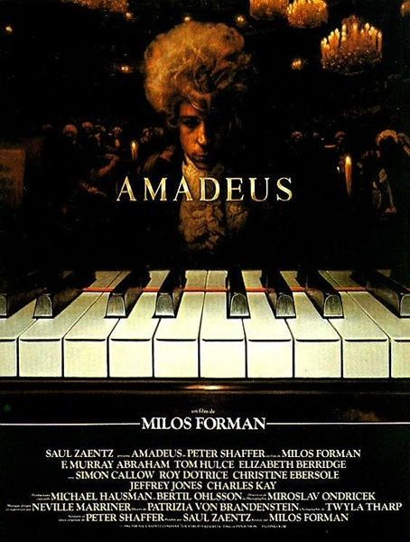 the movie poster: Amadeus (1984) ver2