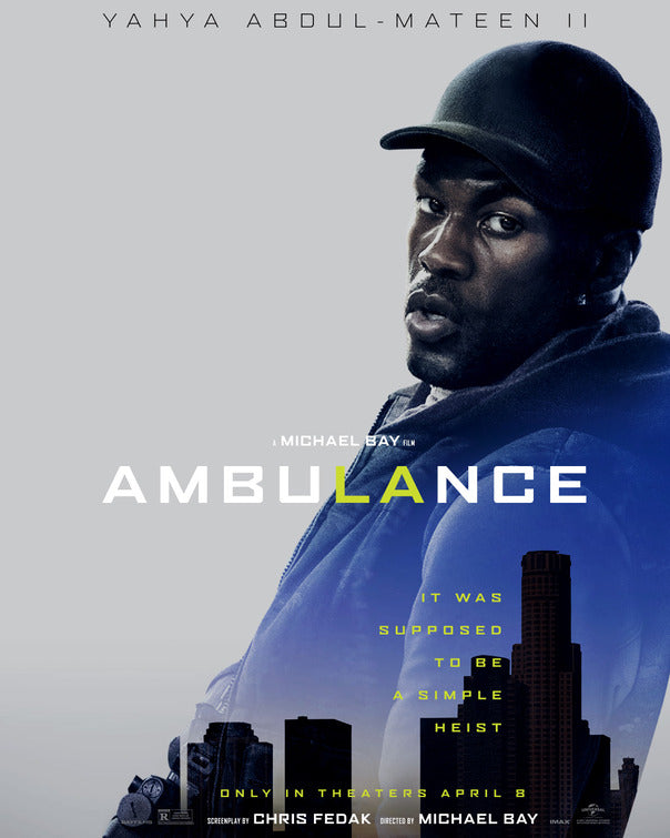 1000 piece jigsaw puzzle for the movie poster: Ambulance (2022) ver5