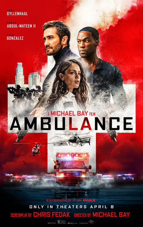 1000 piece jigsaw puzzle for the movie poster: Ambulance (2022) ver6