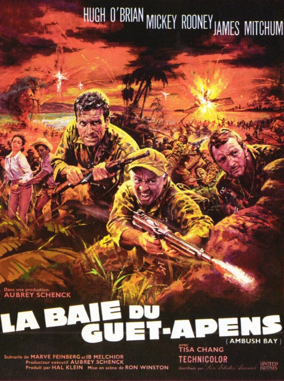 1000 piece jigsaw puzzle for the movie poster: Ambush Bay (1966) ver3