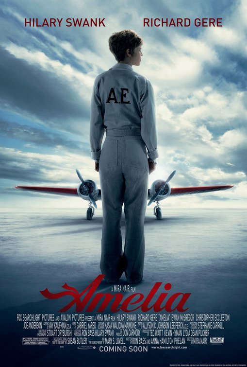 1000 piece jigsaw puzzle for the movie poster: Amelia (2009)