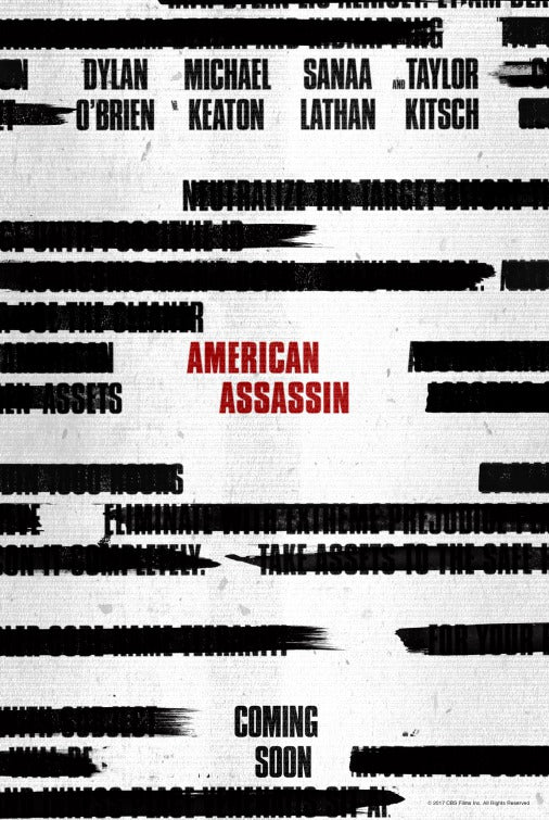 1000 piece jigsaw puzzle for the movie poster: American Assassin (2017)