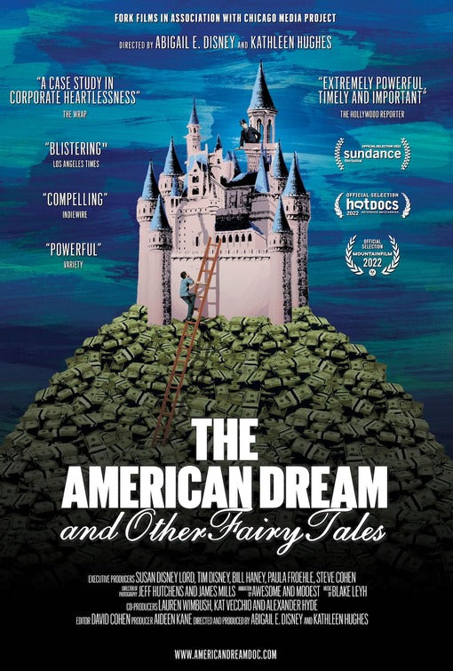 1000 piece jigsaw puzzle for the movie poster: The American Dream and Other Fairy Tales (2022)