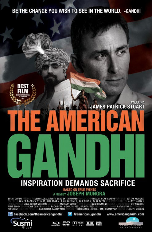 1000 piece jigsaw puzzle for the movie poster: The American Gandhi (2013)
