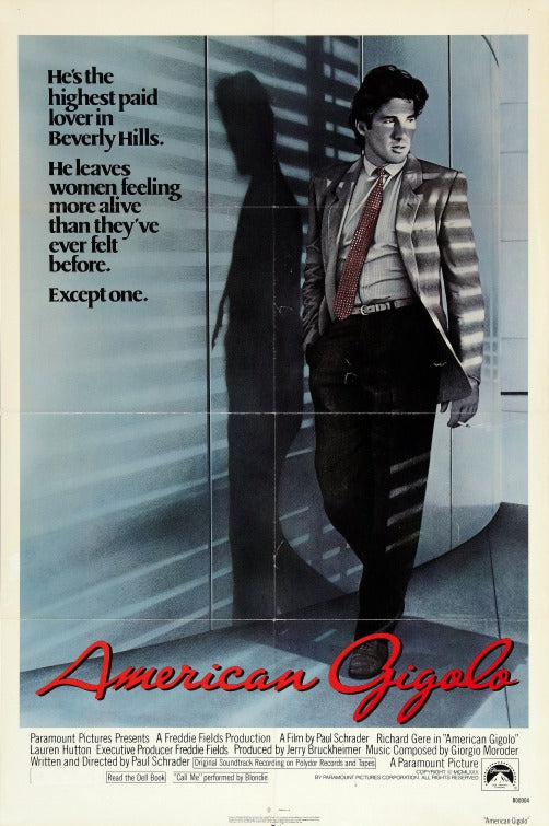 the movie poster: American Gigolo (1980)