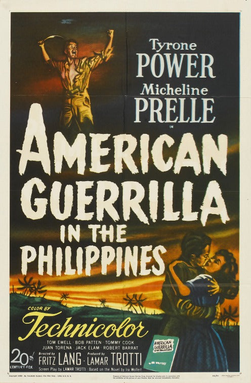 1000 piece jigsaw puzzle for the movie poster: American Guerrilla in the Philippines (1950)