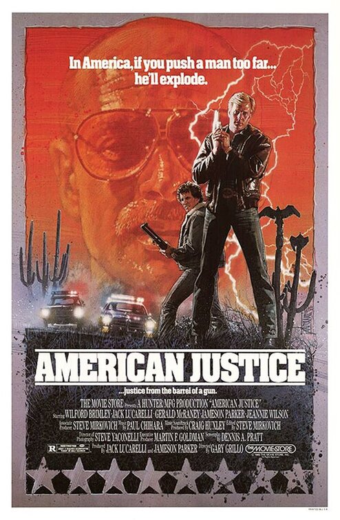 the movie poster: American Justice (1986)