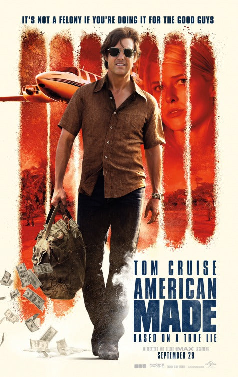 1000 piece jigsaw puzzle for the movie poster: American Made (2017)