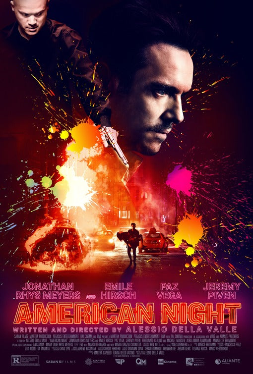 1000 piece jigsaw puzzle for the movie poster: American Night (2021)
