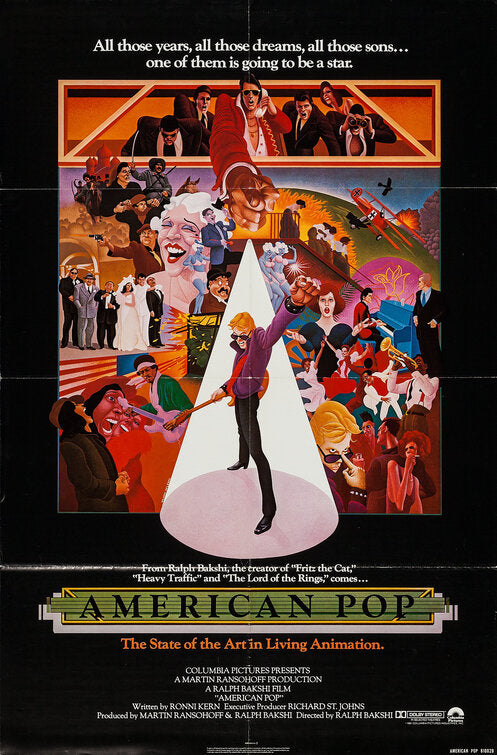 the movie poster: American Pop (1981)