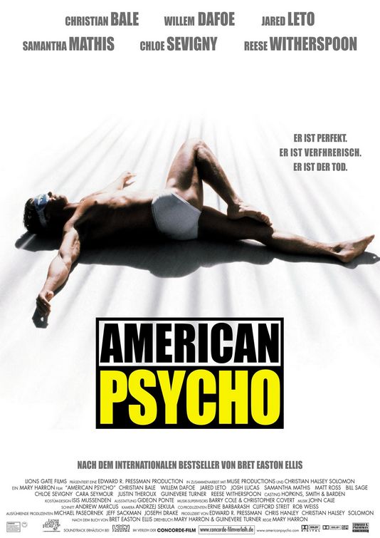 the movie poster: American Psycho (2000) ver4