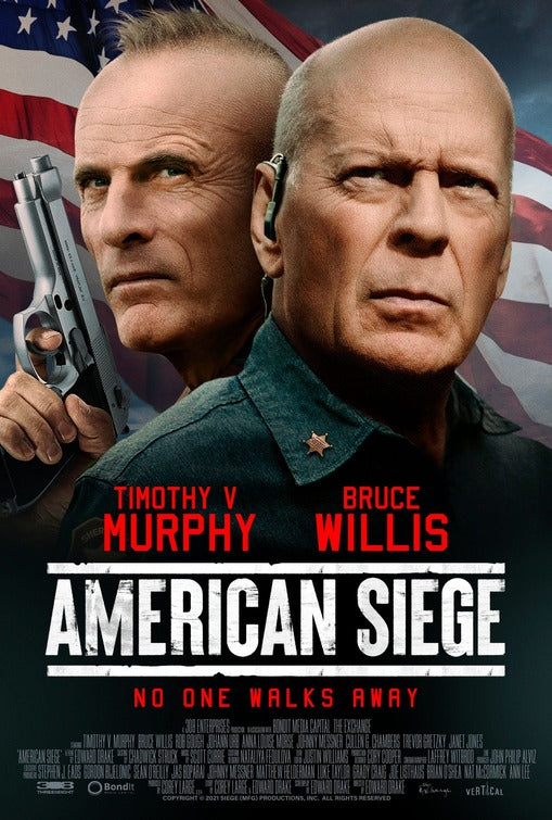 1000 piece jigsaw puzzle for the movie poster: American Siege (2021)