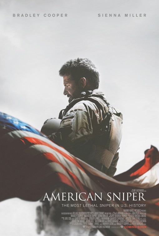 1000 piece jigsaw puzzle for the movie poster: American Sniper (2014)